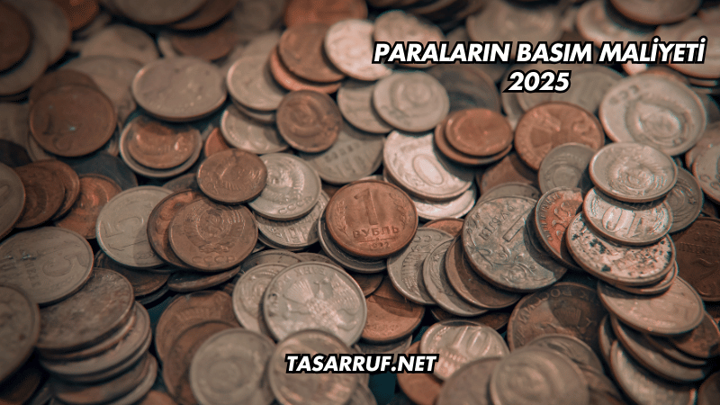 Paraların Basım Maliyeti 2025