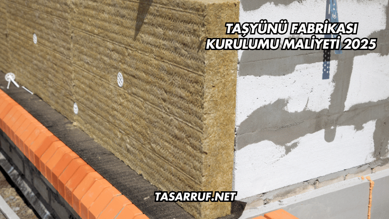 Taşyünü Fabrikası Kurulumu Maliyeti 2025