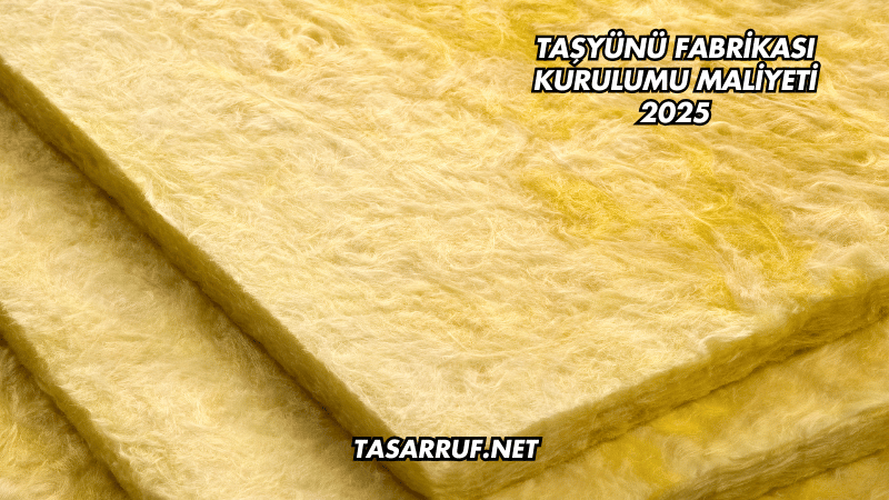 Taşyünü Fabrikası Kurulumu Maliyeti 2025