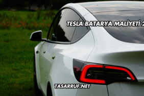Tesla Batarya Maliyeti 2025